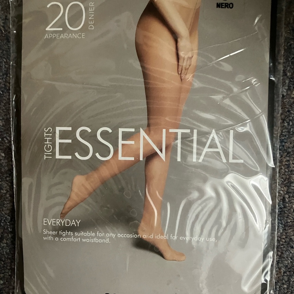 celzedonia black sheer tights*3
